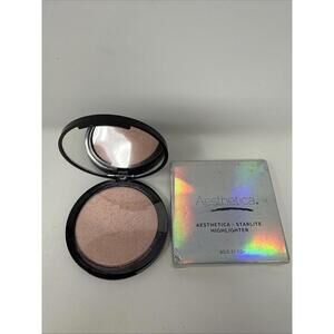 Aesthetica Starlite Highlighter Sparkling Rosegold Makeup Powder .31 OZ. J266